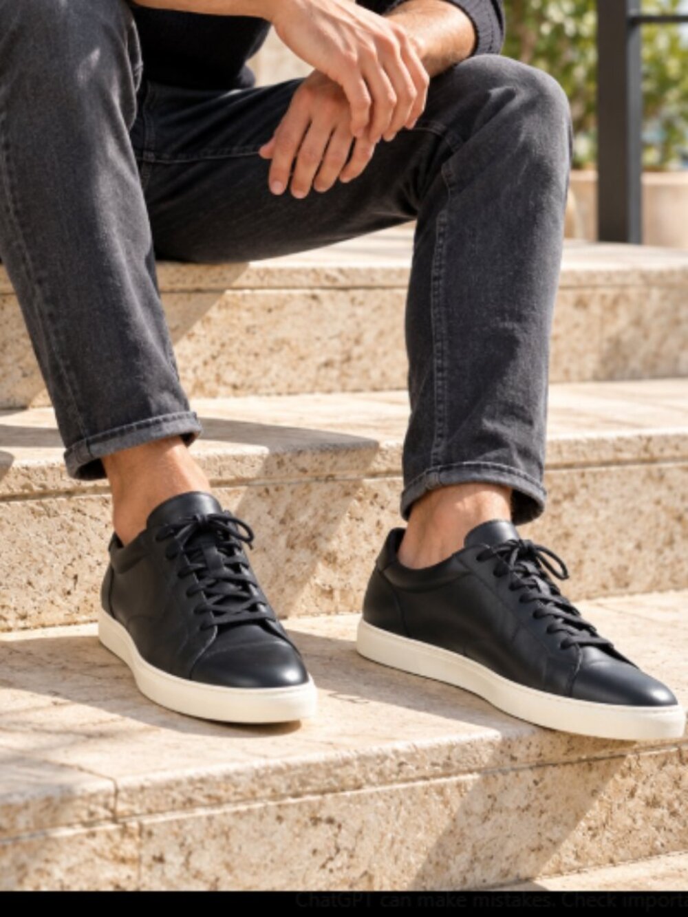 M.Gemi Palestra Uomo Black Calf Leather Sneakers EU 43 US 10 Made in Italy